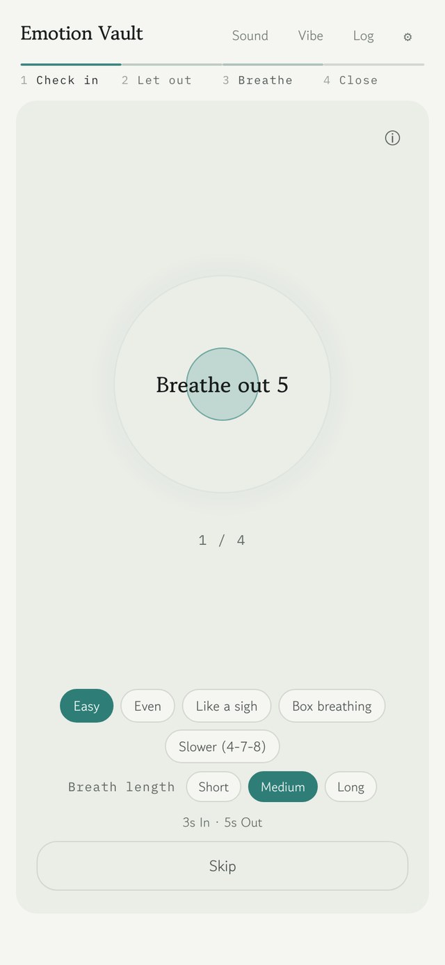 Sage theme - breathing