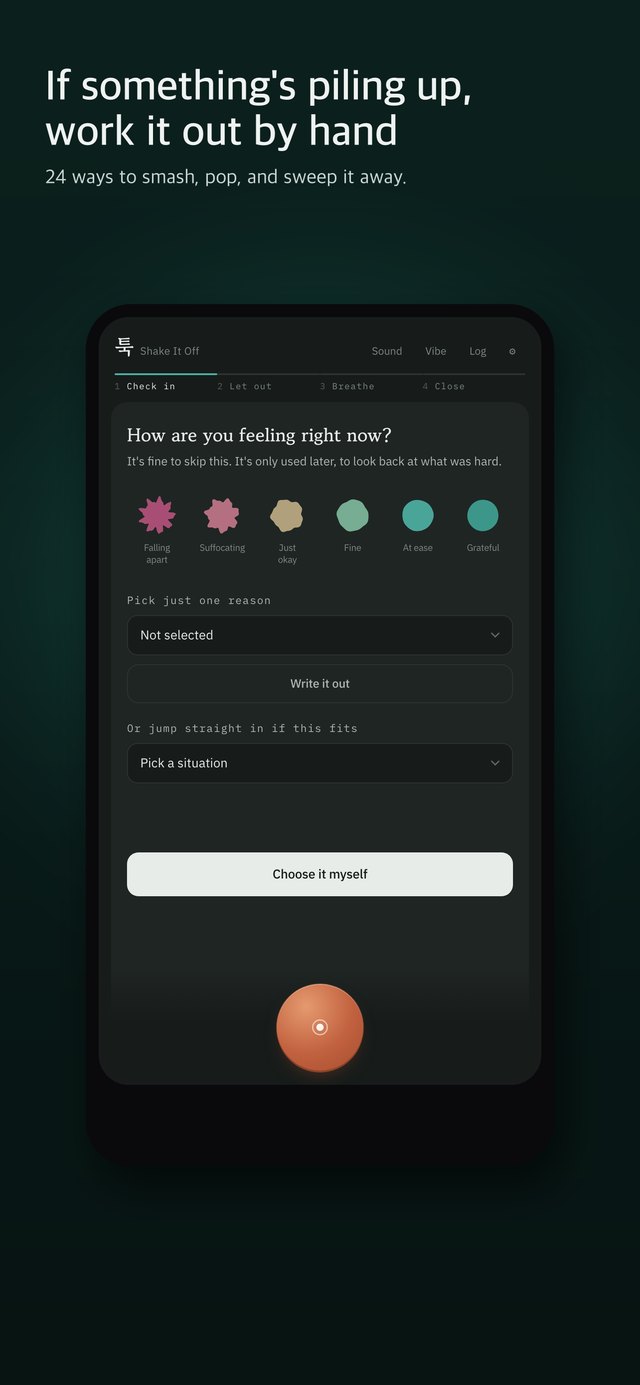Tuk app screenshot - check in